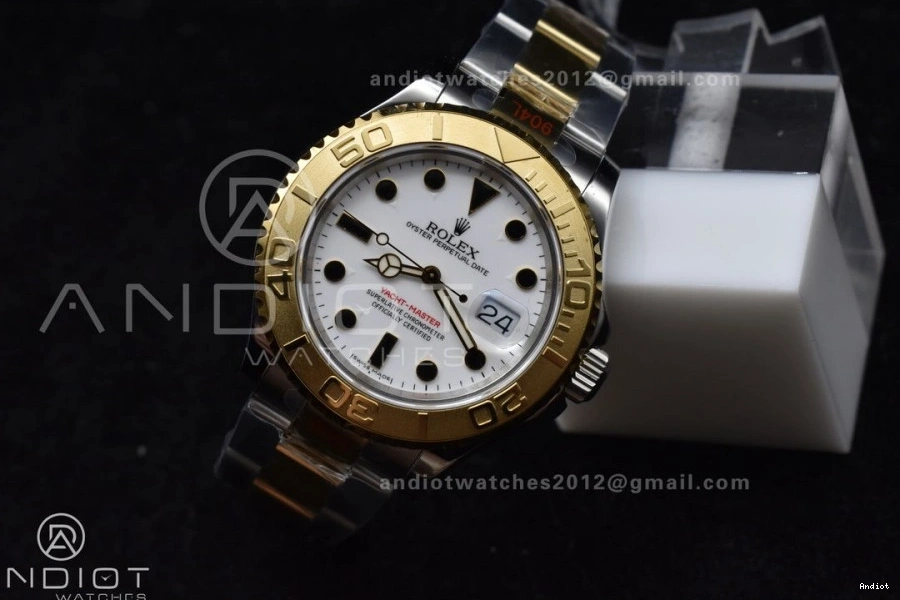 Bracelet 116623 SA3135 SS Plated GMF Best Edition Dial Yacht-Master YG White on YG 0216